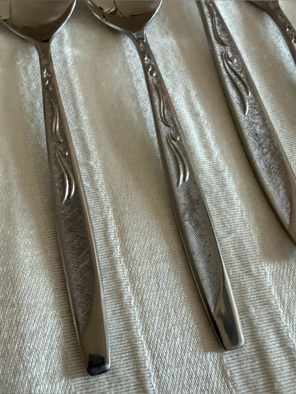 Ekco Eterna Mary Jane Classic Stainless Steel Japan MCM Flatware Lot of 10 Pcs